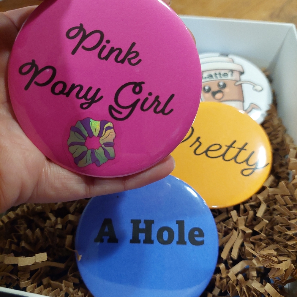 Party Button Set Of 5